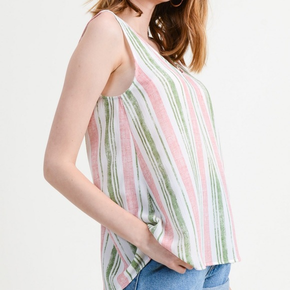 V-Neck Sleeveless Tank Top - Picture 5 of 7